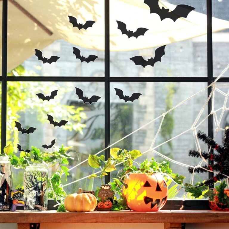 Halloween Window Painting Ideas to Turn Plain Glass into Haunted Scenes