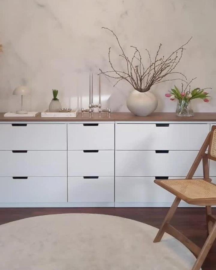IKEA Nordli Hacks That Turn Basic Drawers into High-End Furniture